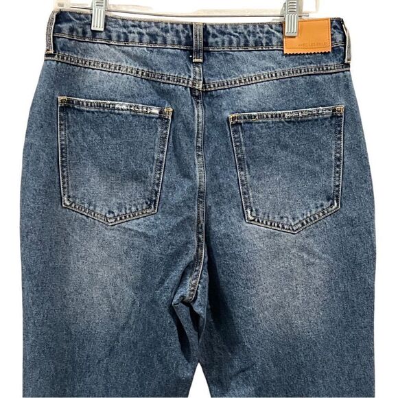 NWT Avec Les Filles High Rise Denim split side hem jeans Size 30 - Picture 4 of 10